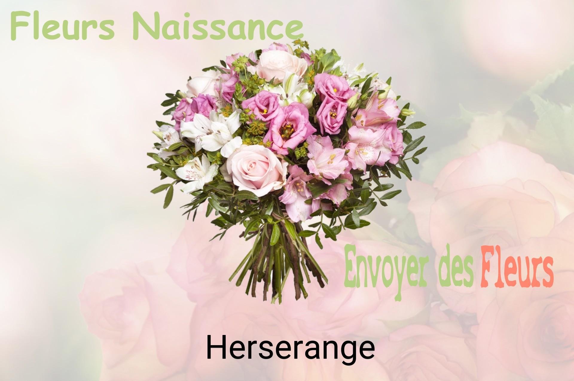 Bouquet de fleurs de naissance livré à Herserange